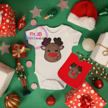 Reindeer Appl 2 Sizes