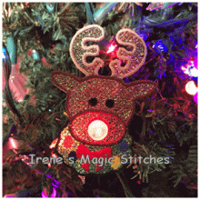 Reindeer FSL String Light Ornament
