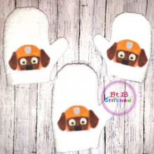 Rescue Pup Bath Mitt ITH 5x7