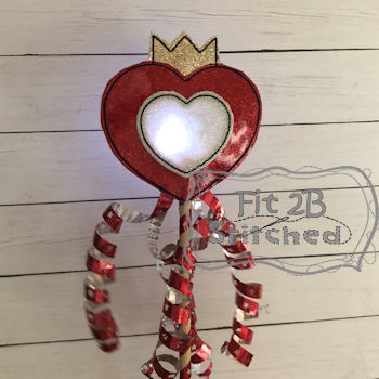 Royal Heart Flashing Light Wand