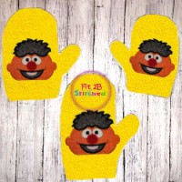 S Street Bertie Bath Mitt ITH 5x7