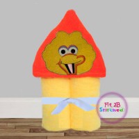 S Street Big Yellow Bird Towel Hoodie