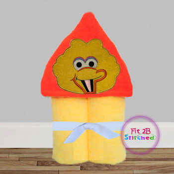 S Street Big Yellow Bird Towel Hoodie