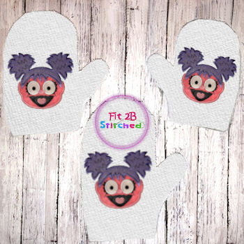 S Street Fairy Abby Bath Mitt ITH 5x7