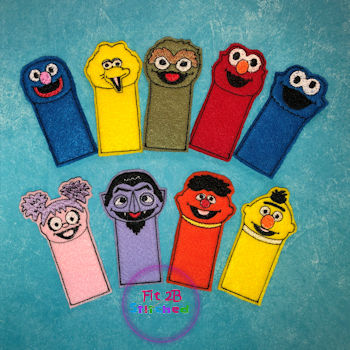 S Street ITH Finger Puppet Set 1