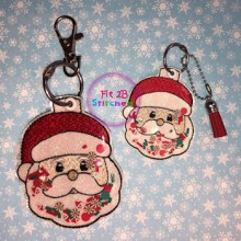 Santa ITH Shaker Tag 2 Sizes