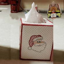 Santa ITH Tissue Cover 5x7