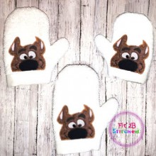 Scooby Bath Mitt ITH 5x7