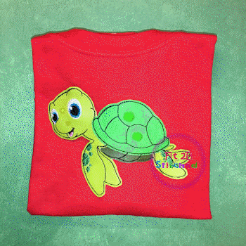 Sea Turtle Flasher Appl. 2 Sizes