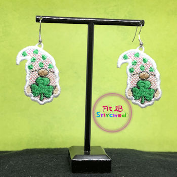 Shamrock Gnome FSL Earring Set