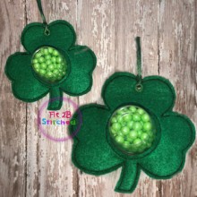 Shamrock ITH Candy Cup Holder 2 Sizes
