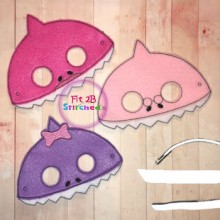 Shark Family ITH Kid Mask Set 2