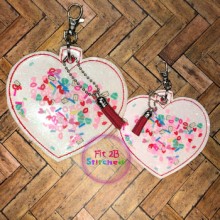 Simple Heart ITH Shaker Tag 2 Sizes