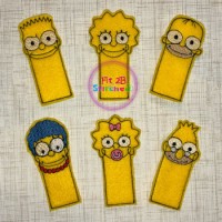 Simpson Family ITH Finger Puppet Set 1