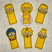 Simpson Family ITH Finger Puppet Set 1
