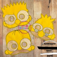 Simpson Gang ITH Kid Mask Set 1