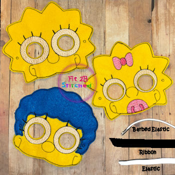 Simpson Gang ITH Kid Mask Set 2