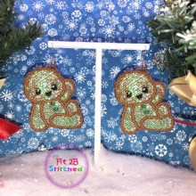 Sitting Gingerbread FSL Earring Set