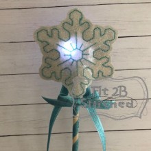 Snowflake 2 Flashing Light Wand