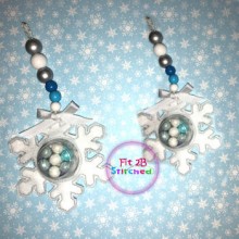 Snowflake ITH Candy Cup Holder 2 Sizes