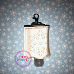 Snowflake ITH 2 Oz. Sanitizer Case 5x7