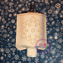 Snowflake ITH 3 Oz. Sanitizer Case 5x7