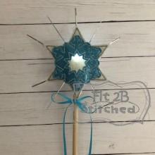 Snowflake Star Flashing Light Wand
