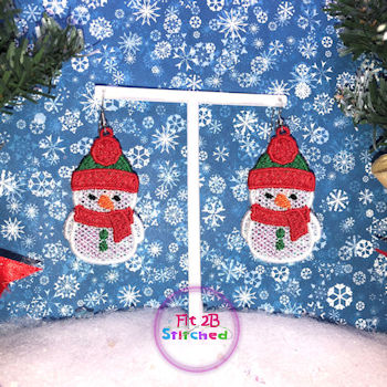 Snowman FSL Earring Set