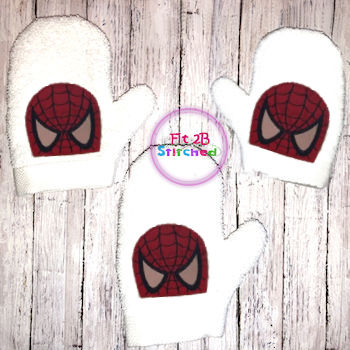 Spider Dude Bath Mitt ITH 5x7