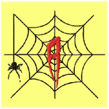 Spider Web Alphabet UC