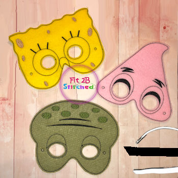 Sponge Guy N Friends ITH Kid Mask Set 1
