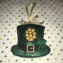 St. Patrick Hat ITH Candy Holder