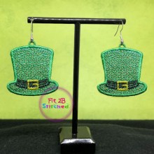 St. Patrick Hat FSL Earring Set