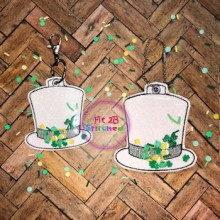 St. Patrick Hat ITH Shaker Tag 2 Sizes