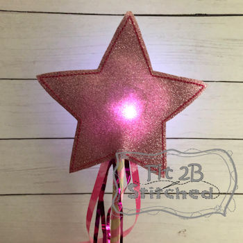 Star 2 Flashing Light Wand