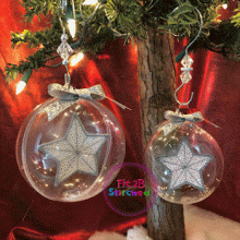 Star Floating FSL Christmas Ornament 2 Sizes