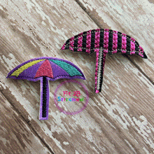 Summer Umbrella Feltie ITH
