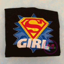 Super Girl Flasher Appl. 2 Sizes