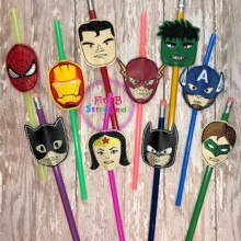 Super Hero Pencil-Straw Buddy