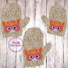 Super Kitten 1 ITH Bath Mitt 5x7