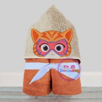 Super Kitten 1 Towel Hoodie