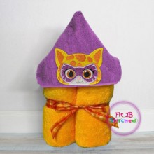 Super Kitten 2 Towel Hoodie