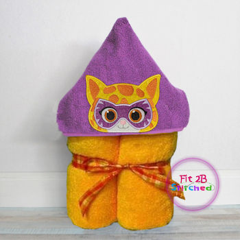 Super Kitten 2 Towel Hoodie