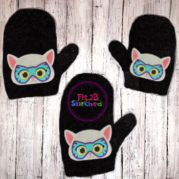 Super Kitten 4 ITH Bath Mitt 5x7