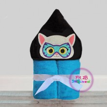 Super Kitten 4 Towel Hoodie
