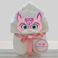 Super Kitten 5 Towel Hoodie