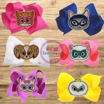Super Kitten ITH Feltie Set 1