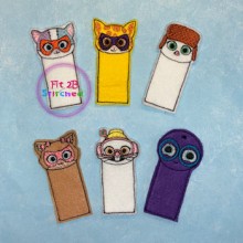 Super Kitten ITH Finger Puppet Set 2