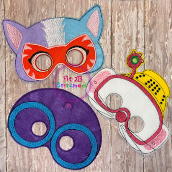 Super Kitten ITH Kid Mask Set 2