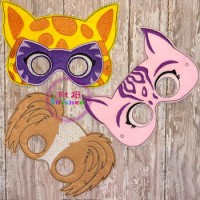 Super Kitten ITH Kid Mask Set 3